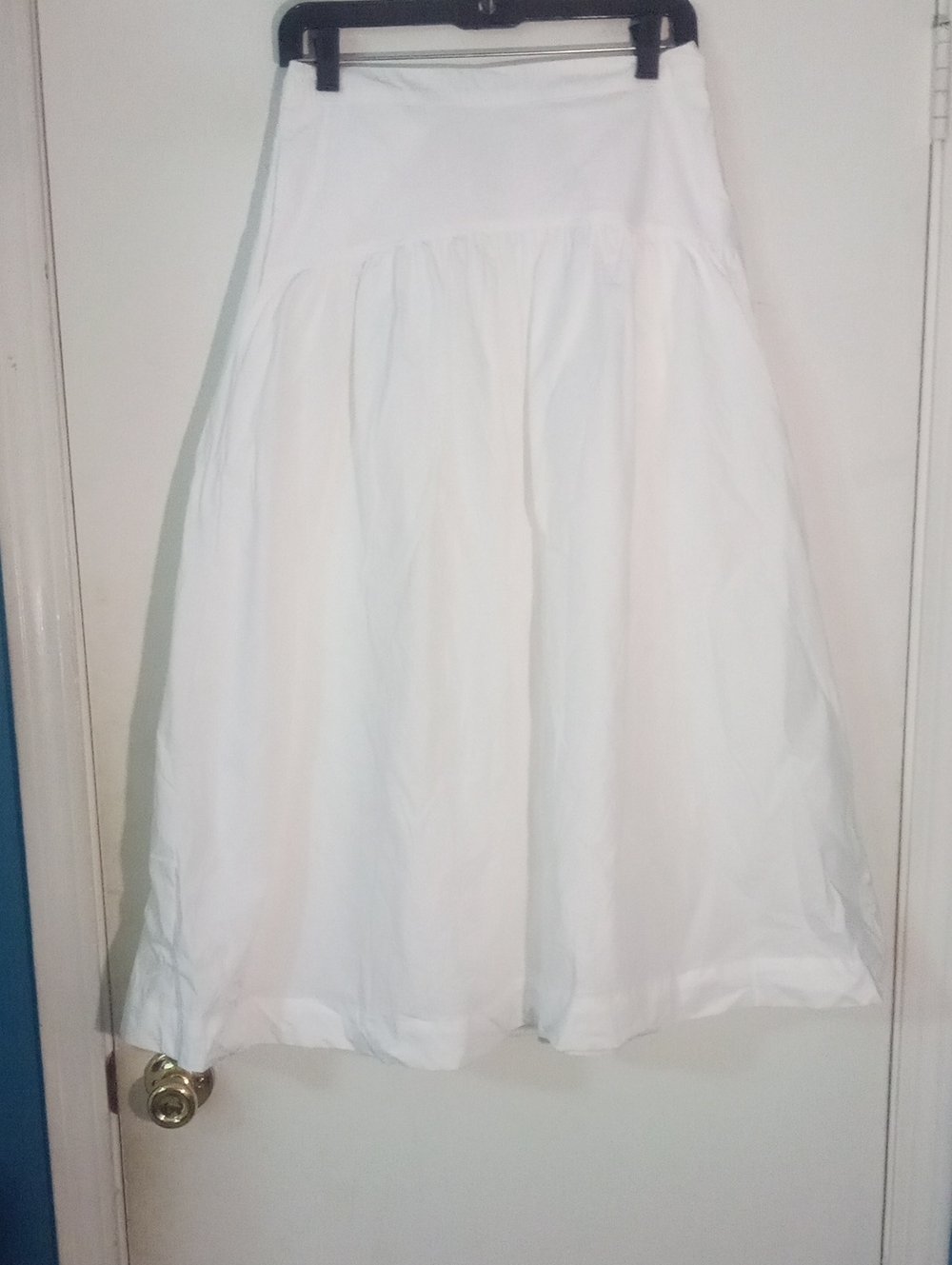 * A New Day' White Full A Line Skirt Small NWT $35 Lined